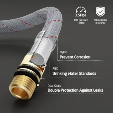 KES Black Stainless Steel Widespread Bathroom Faucet