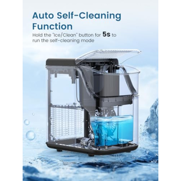 COWSAR Nugget Ice Maker - 34LBS/day, Self-Cleaning