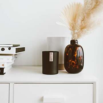 Calyan Wax Co. Oakmoss + Amber Scented Candle - 75 Hour Burn