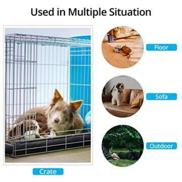 Ultra Soft Dog Crate Pad | Washable & Anti-Slip Mat