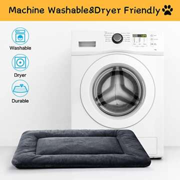 Ultra Soft Dog Crate Pad | Washable & Anti-Slip Mat