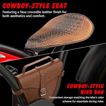 Hidoes Electric Bike 1000W Fat Tire for Commuting