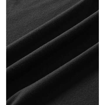 Esenchel Women's Tunic Top Casual T Shirt for Leggings 3X Black