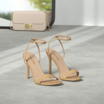 DREAM PAIRS High Stilettos - Chic Ankle Strappy Heels