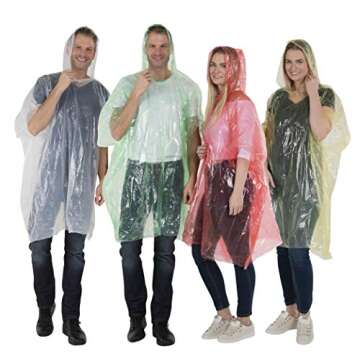 Wealers Rain Ponchos - Bulk Pack Waterproof Emergency Gear