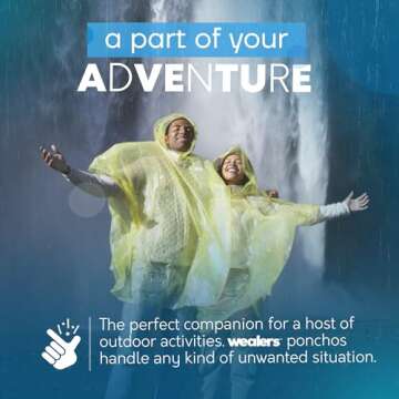 Wealers Rain Ponchos - Bulk Pack Waterproof Emergency Gear