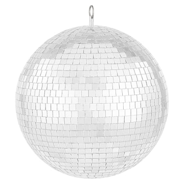 VEVOR 12" Mirror Disco Ball with Ring - Perfect for Parties & Events