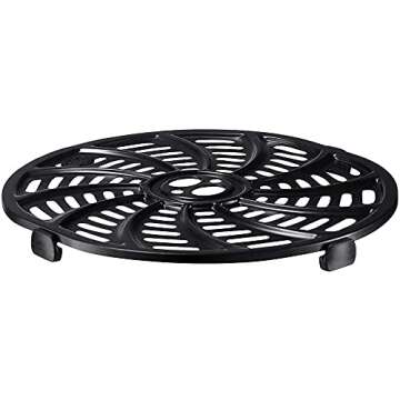 Gourmia Air Fryer Oven Digital Display 6 Quart Large AirFryer Cooker 12 Touch Cooking Presets, XL Air Fryer Basket 1500w Power Multifunction Stainless Steel FRY FORCE 360° (6 QT)