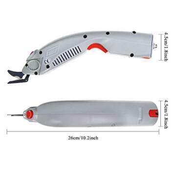 MXBAOHENG Wbt-1 Electric Fabric Scissors Cordless Fabric Shears Rechargeable Cloth Cutter for Carpet...