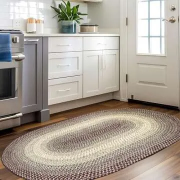 Durable Super Area Rugs Braided Rug for High Traffic Areas