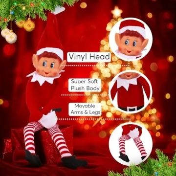 Affordable Christmas Bad Elf Plush Toy for Holiday Fun