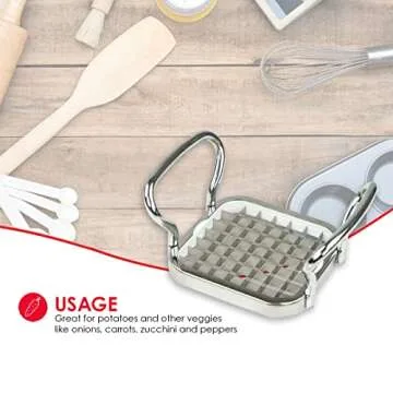 Stainless Steel French Fry Cutter Stylish and Versatile