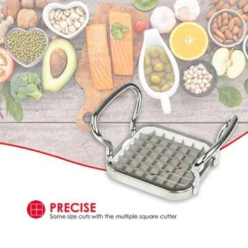 Stainless Steel French Fry Cutter Stylish and Versatile