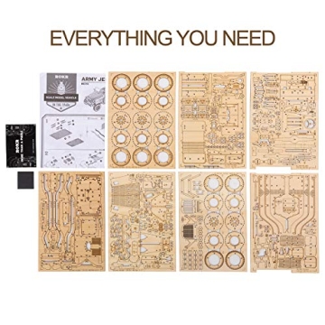 ROKR 3D Wooden Puzzle - Mechanical Car Model Kit