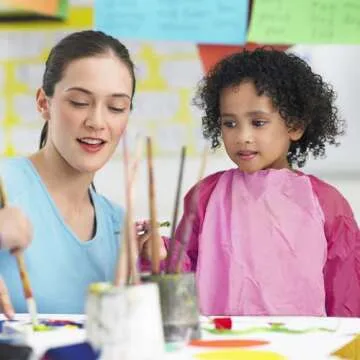 Kopokita Kids Art Smock, Kids Painting Apron, Waterproof Children Artist Smock with Long Sleeve with 3 Pockets for Toddlers Age 2-6 (Pink)