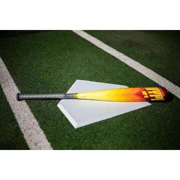 Easton | HYPE FIRE Baseball Bat | USSSA | 2 3/4" Barrel | Orange | 30" | -10