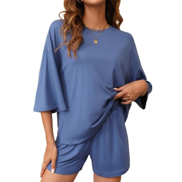 Comfortable Cnlinkco 2 Piece Pajama Set for Women