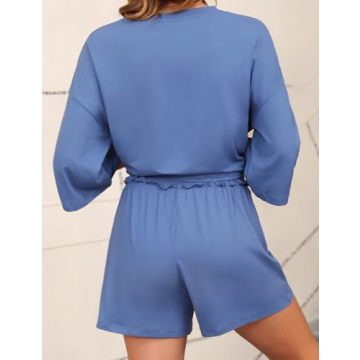 Comfortable Cnlinkco 2 Piece Pajama Set for Women