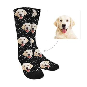 MyPupSocks Personalized Pet Face Socks - Perfect Gift for Pet Lovers