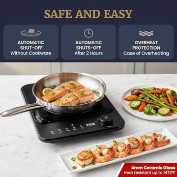 Elite Gourmet Induction Cooktop with Touch Controls