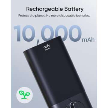 eufy Video Smart Lock S330, 3-in-1 Camera+Doorbell+Fingerprint Keyless Entry Door Lock, Smart Wi-Fi Deadbolt for Front Door, App Remote Control, No Monthly Fee, SD Card Required, Chime Included