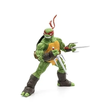 Exclusive TMNT Raphael Battle Ready Figure - 5" Action Figure with Accessories and Card