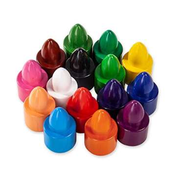 Toddlers Kids Crayons 15 Colors Safe and Fun