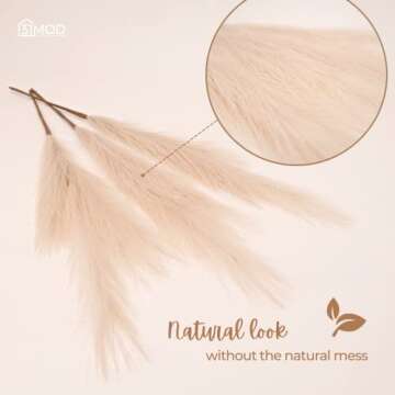 Buy 31Mod Faux Pampas Grass - 30" No-Shedding Decor
