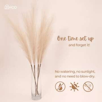 Buy 31Mod Faux Pampas Grass - 30" No-Shedding Decor