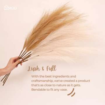 Buy 31Mod Faux Pampas Grass - 30" No-Shedding Decor