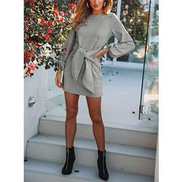 Stylish R.Vivimos Knitted Bodycon Dress for Women