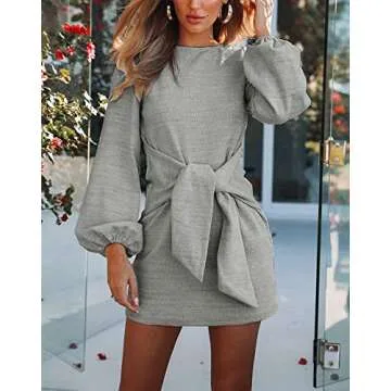 Stylish R.Vivimos Knitted Bodycon Dress for Women