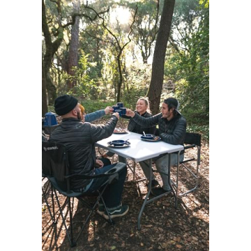 Stansport Enamel Tableware Set - 24 Pieces in Blue