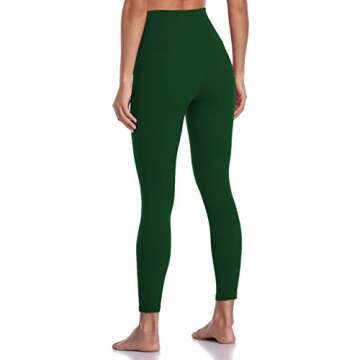 Colorfulkoala High Waisted Tummy Control Leggings with Pockets