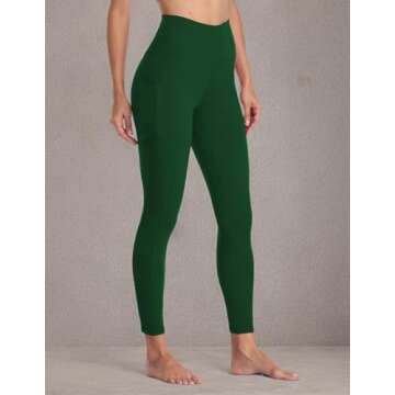 Colorfulkoala High Waisted Tummy Control Leggings with Pockets