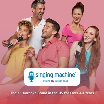 Wireless Bluetooth Karaoke Microphone with Voice Effects Rose Gold