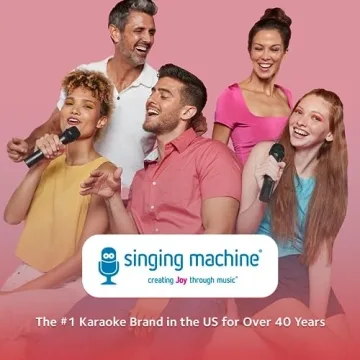 Wireless Bluetooth Karaoke Microphone with Voice Effects Rose Gold