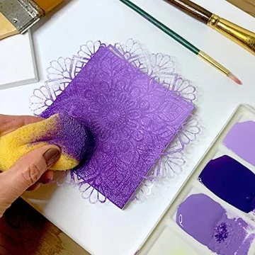 Zicoto DIY Stencil Sheets - Set of 24 for Creative Crafts