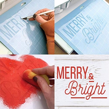 Zicoto DIY Stencil Sheets - Set of 24 for Creative Crafts