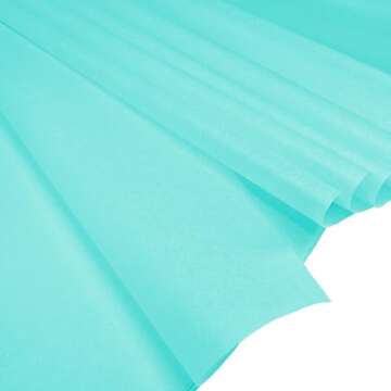 Flexicore Packaging® Gift Wrap Tissue Paper | Premium 100 Sheet Pack | Aqua Teal
