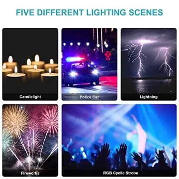 Led Video Light for Camera, RGB Photography Lighting Kit (2 Packs) with Adjustable Tripod Stand/Remote,Dimmable 6500K for Desktop Filming/Streaming/Video Conferencing/Studio Shooting