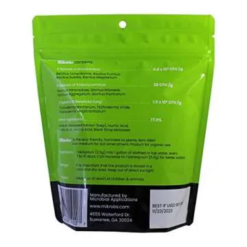 Mikrobs - Revitalize Plants with Microbial Superpack for Living Soil (8 Oz)