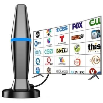 DGUPSP Digital TV Antenna with 360° Reception