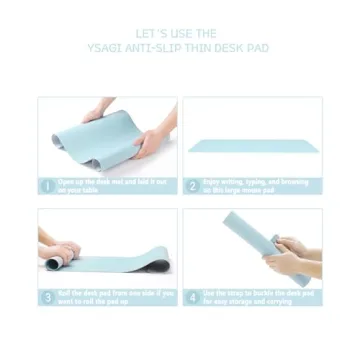 Stylish Non-Slip Desk Mat for Home and Office