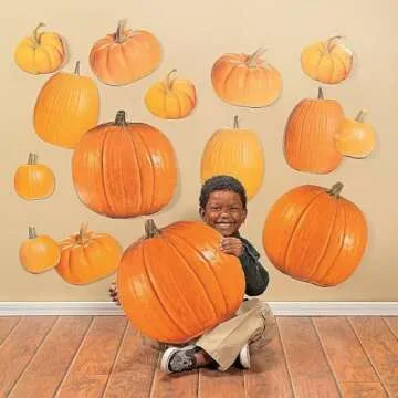 Buy Jumbo Pumpkins Classroom Cutouts - Fall Décor Galore