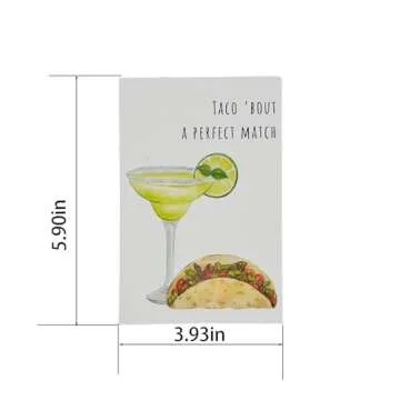 Funny Wedding Shower Card for Bride and Groom - Taco 'Bout A Perfect Match