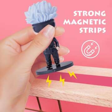 Givilio Large Tonie Shelf for Toniebox - Toniebox Storage for All Your Tonie Accessories, toniebox Characters and toniebox Figures, Display Collection, Display Dolls(Grey)