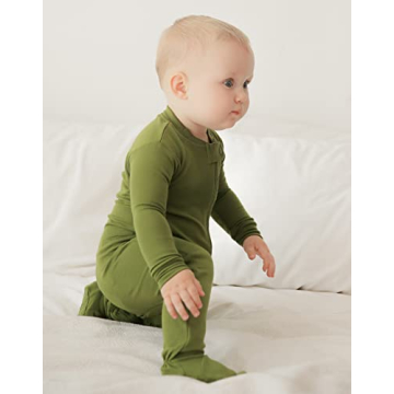 VAENAIT BABY Toddler Cozy Pajama Set in Olive