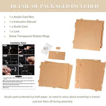 Aytai Acrylic Wedding Card Box - Secure & Stylish Solution