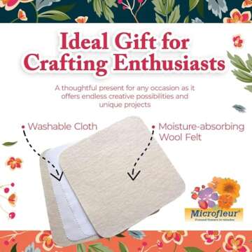 Microfleur - Max Microwave Flower Press Refill Pack - Floral Art Crafting Accessory, Creative Pressi...